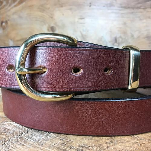 Casemaker Oak Bark Bridle Leather Belt