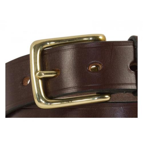 Cropthorne West End Bridle Leather Belt in Nut