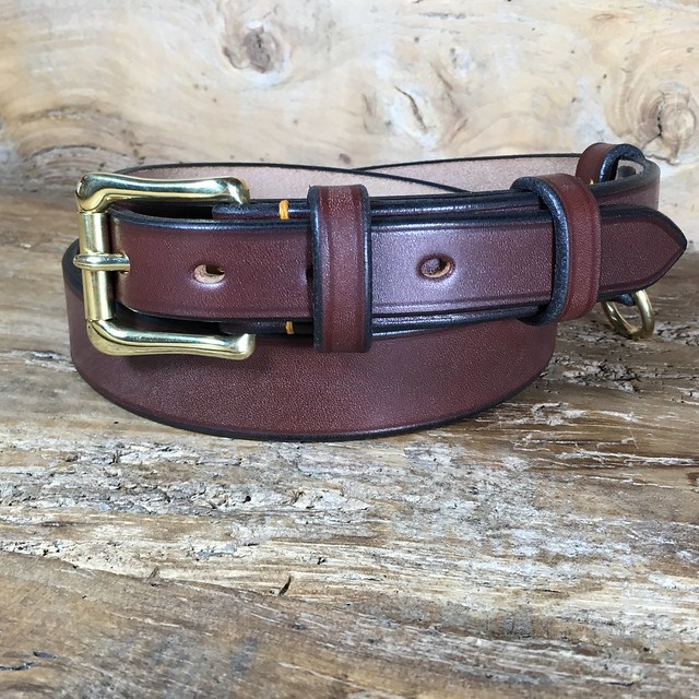 Keeper Oak Bark Bridle Leather Belt